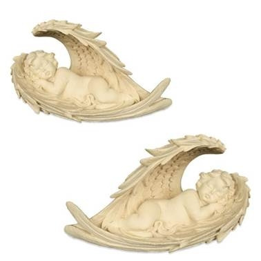 Schlafender Engel in Fl-geln - 9 cm unter Spiritualit?t - Gl?ck & Schutz - Engel Produkte - Home & Living - Spirituelle Figuren - Engelfiguren