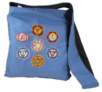 Schultertasche mit Chakra Symbolen unter Textilien - Taschen