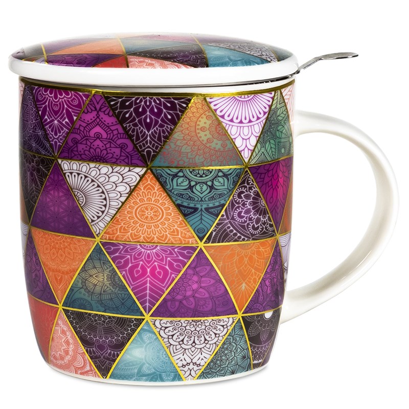 Set Teetasse Patchwork