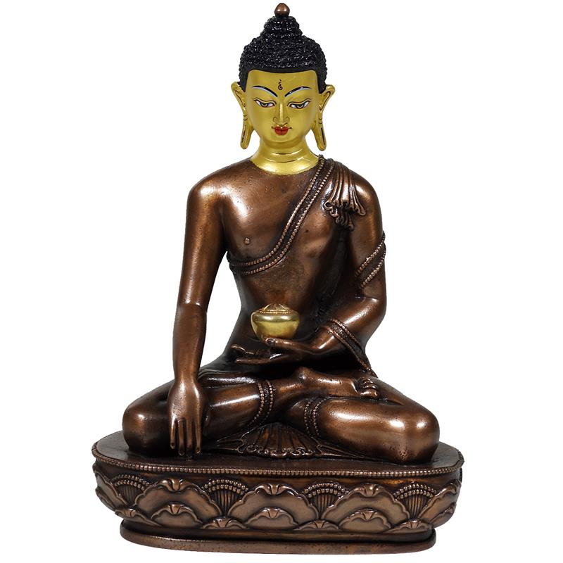 Shakyamuni Buddha Antiker Goldtopf unter Home & Living - Spirituelle Figuren - Buddha Figuren - Sitzender Buddha