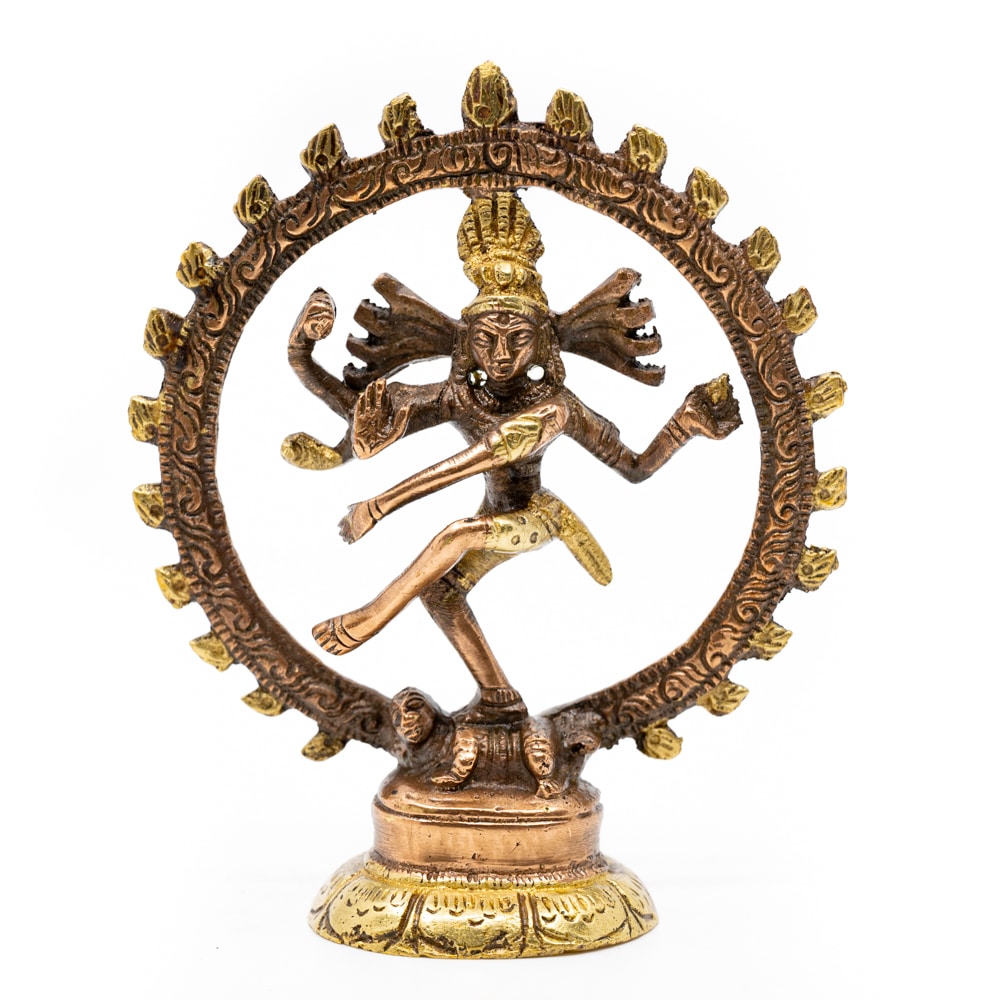 Shiva Nataraj Messing (10 cm) unter Home & Living - Spirituelle Figuren - Hinduistische G?tterfiguren - Home & Living - Spirituelle Figuren - Shiva Figuren