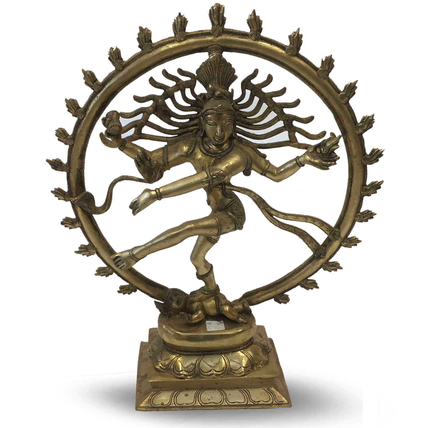 Shiva Nataraj Messing - 46 cm