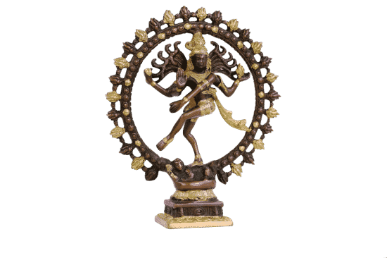 Shiva Nataraj Messing zweifarbig - 27 cm unter Home & Living - Spirituelle Figuren - Hinduistische G?tterfiguren - Home & Living - Spirituelle Figuren - Shiva Figuren