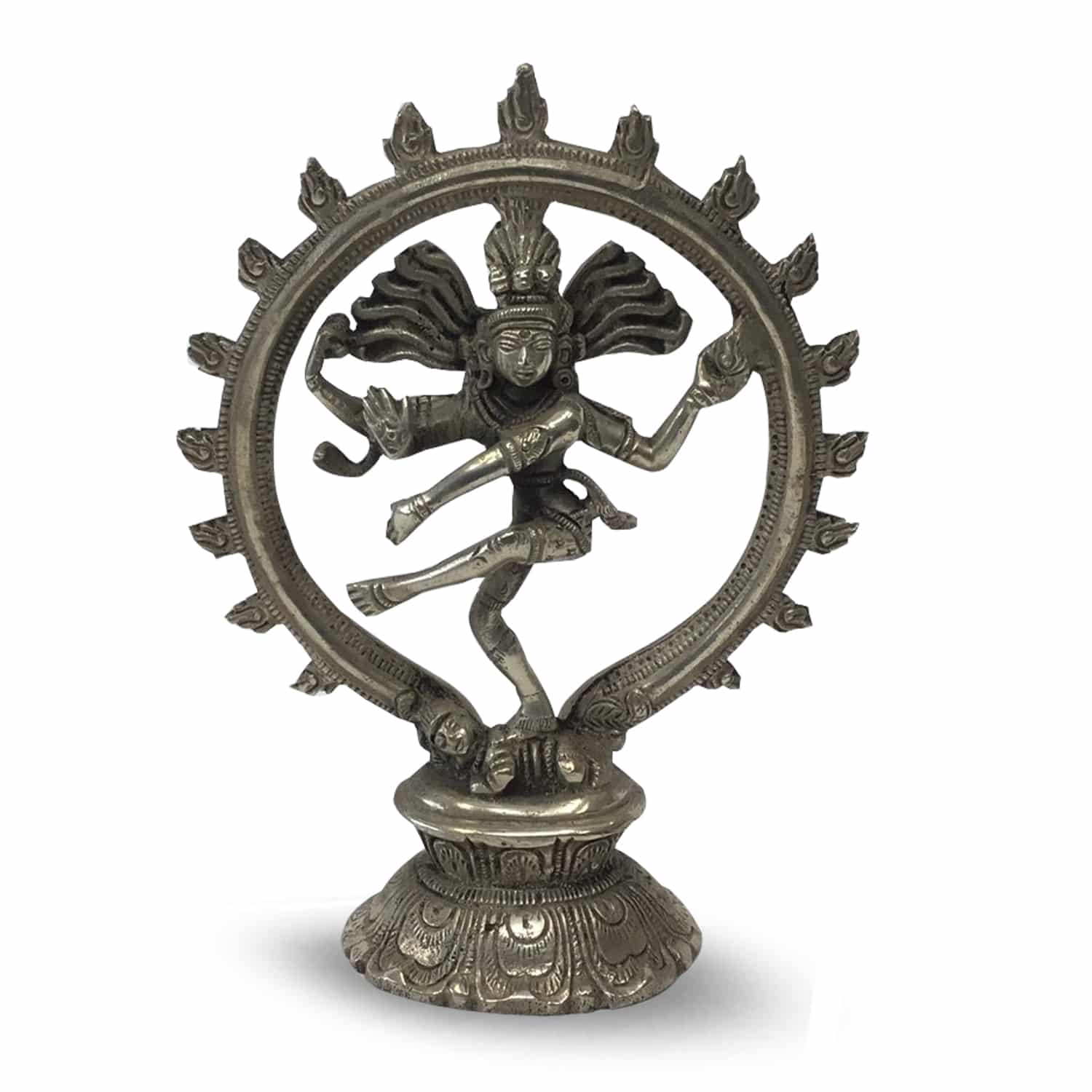 Shiva Silber - 15 cm