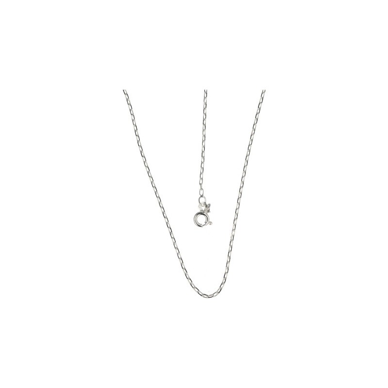 Silber Halskette Ankerglied (1-1 mm - 45 cm)