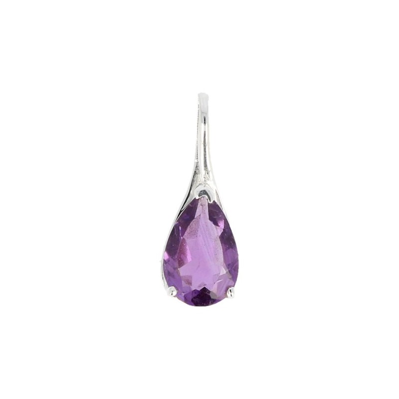 Silberanh-nger Amethyst Facette