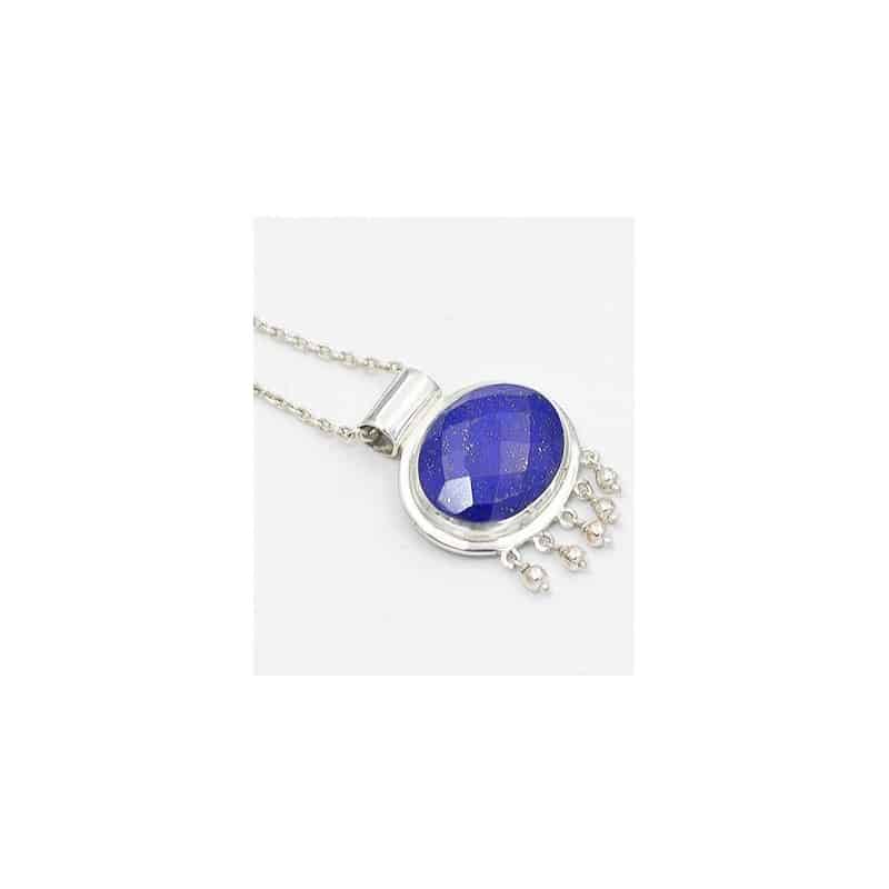 Silberanh-nger Lapis Lazuli