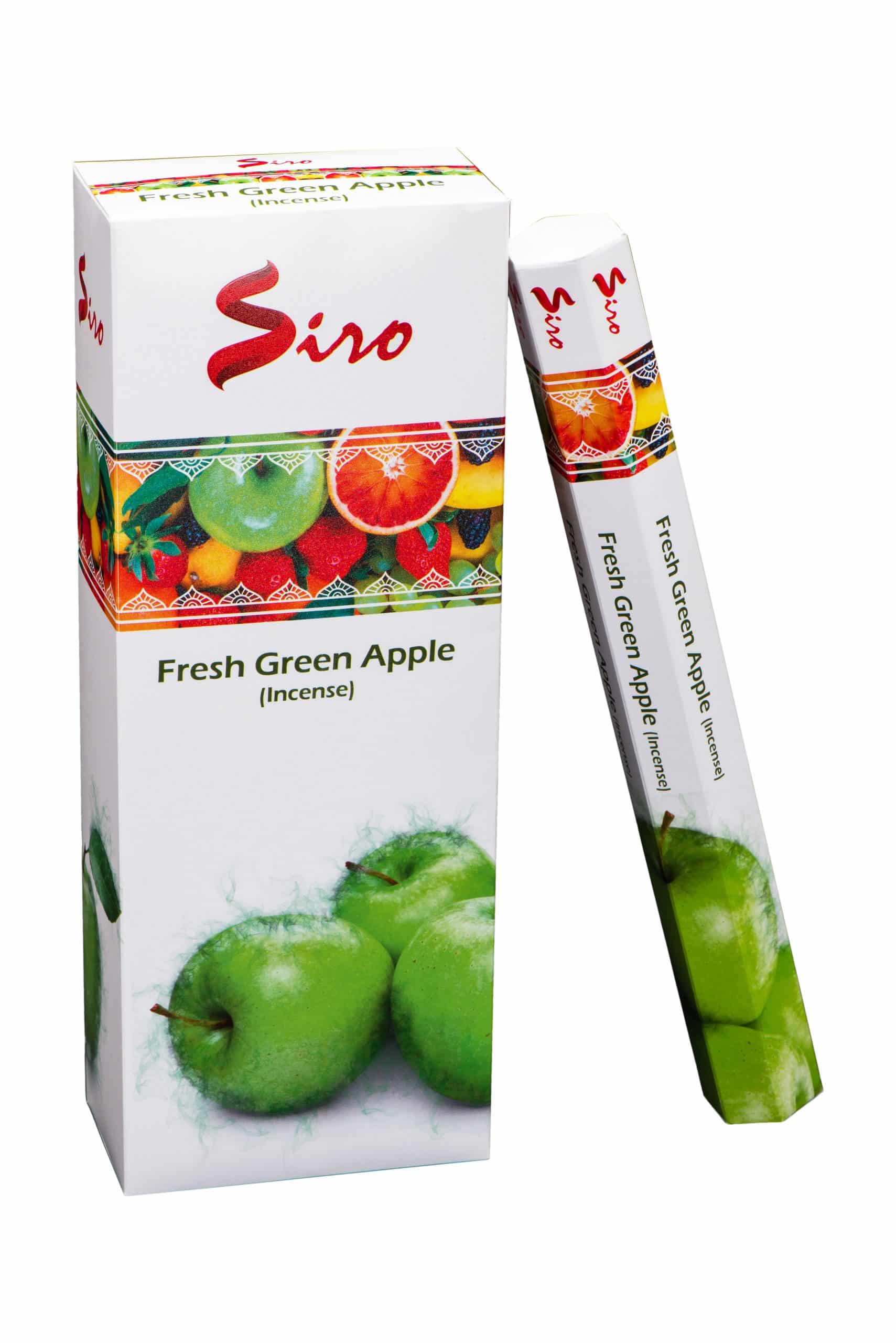 Siro R-ucherst-bchen Green Apple (6 Packungen mit 20 St-bchen)