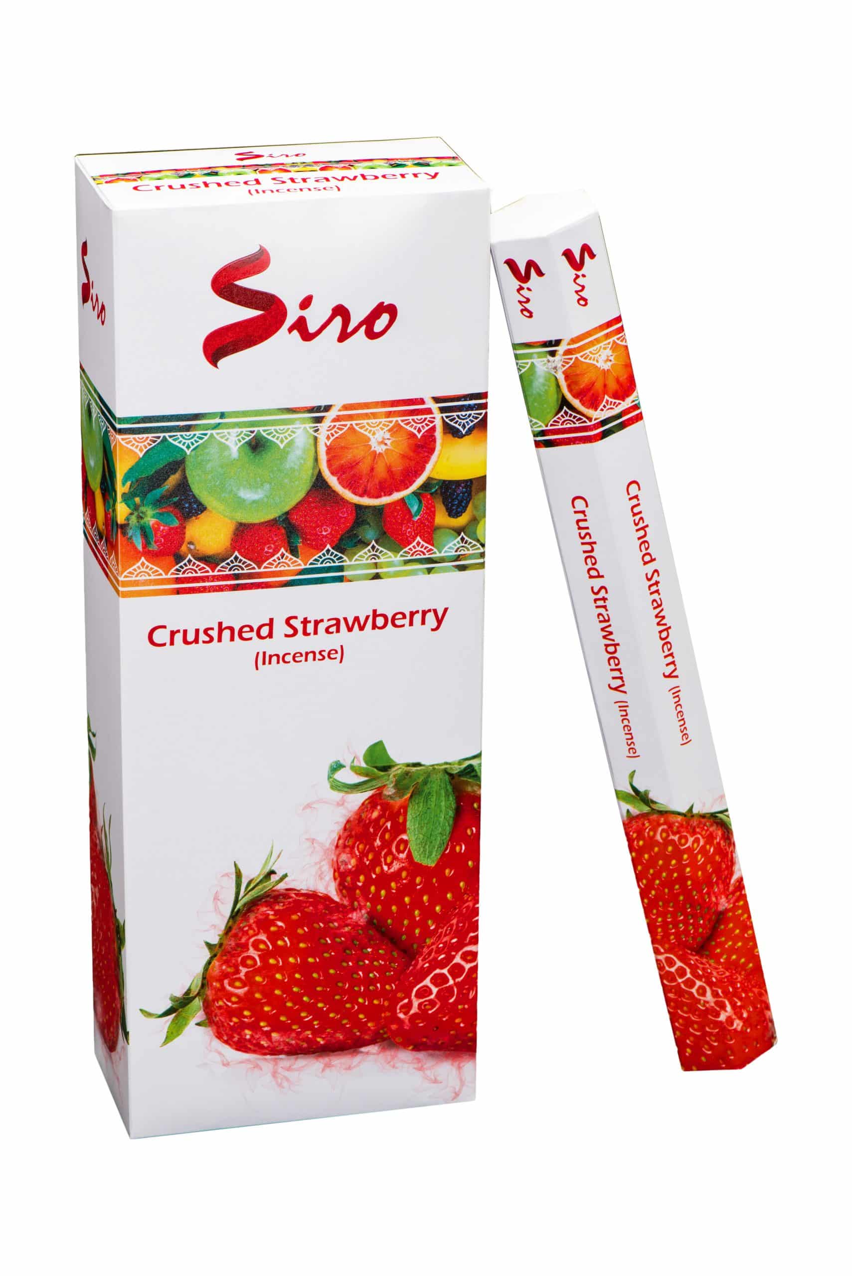 Siro Weihrauch zerquetscht Erdbeere (6 Packungen)