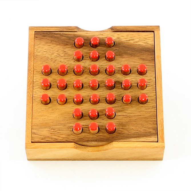 Spiel Solit-r aus Holz (11 x 11 cm)