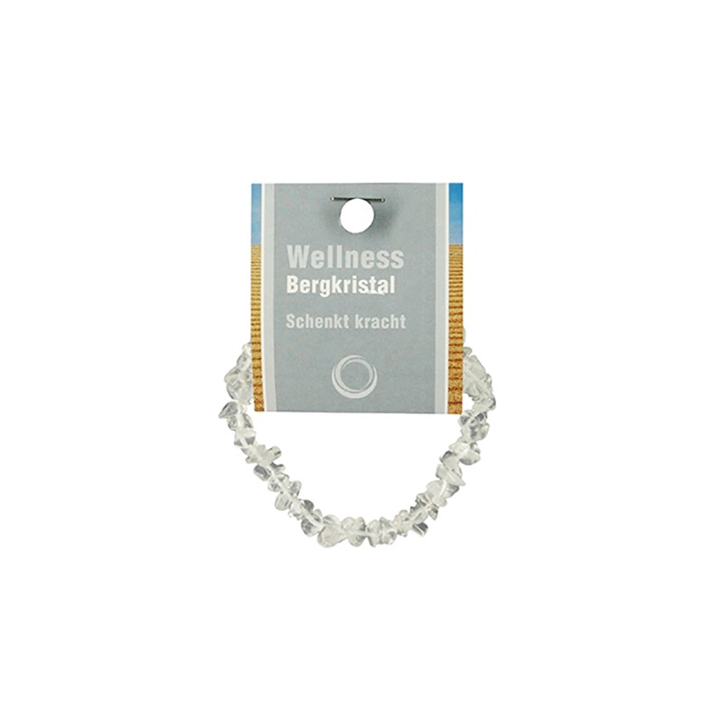 Splitterarmband Bergkristall (mit K-rtchen) unter Schmuck - Edelstein-Armb?nder - Splitterarmb?nder