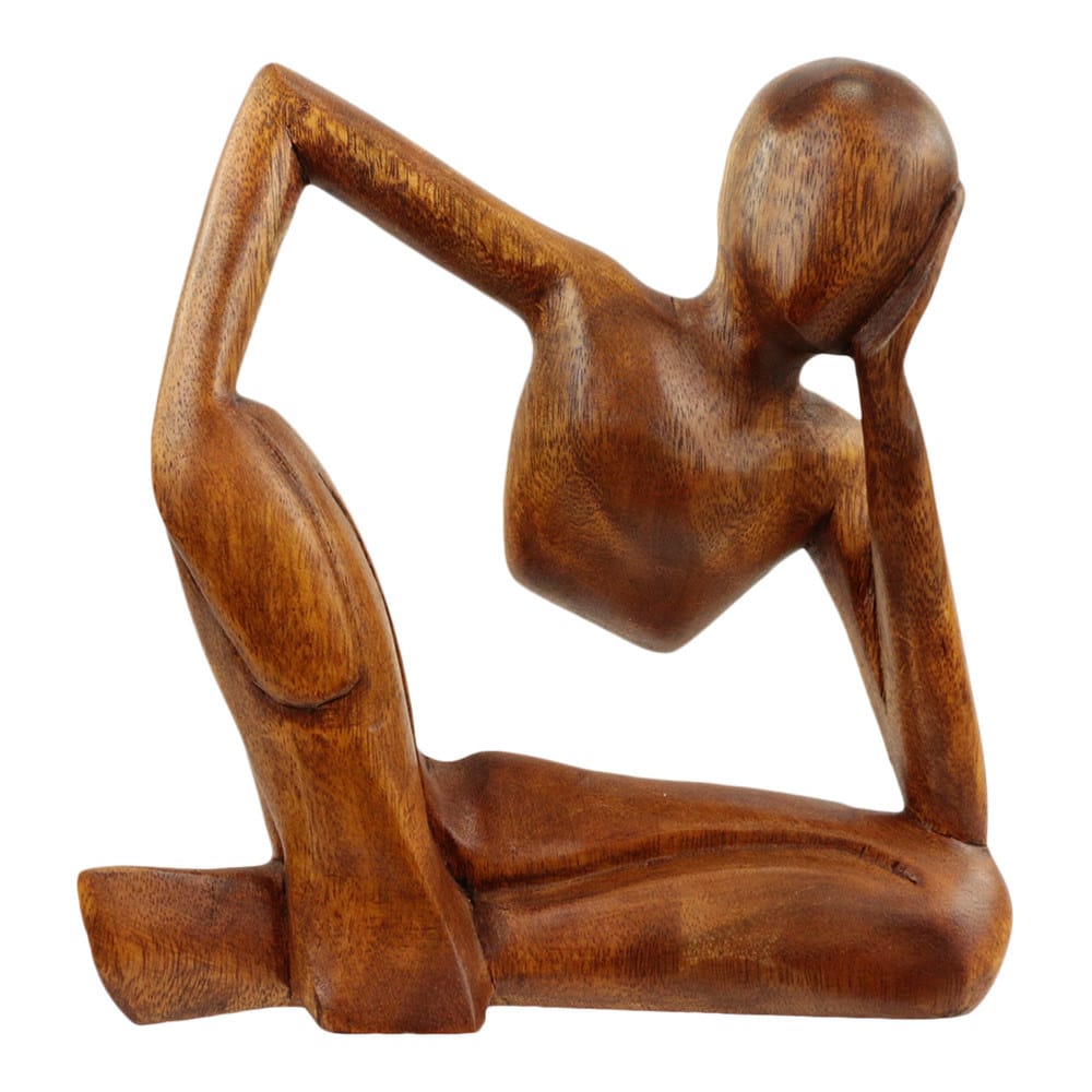 Statue aus Holz Abstrakt der Tr-umer (25 x 25 cm)