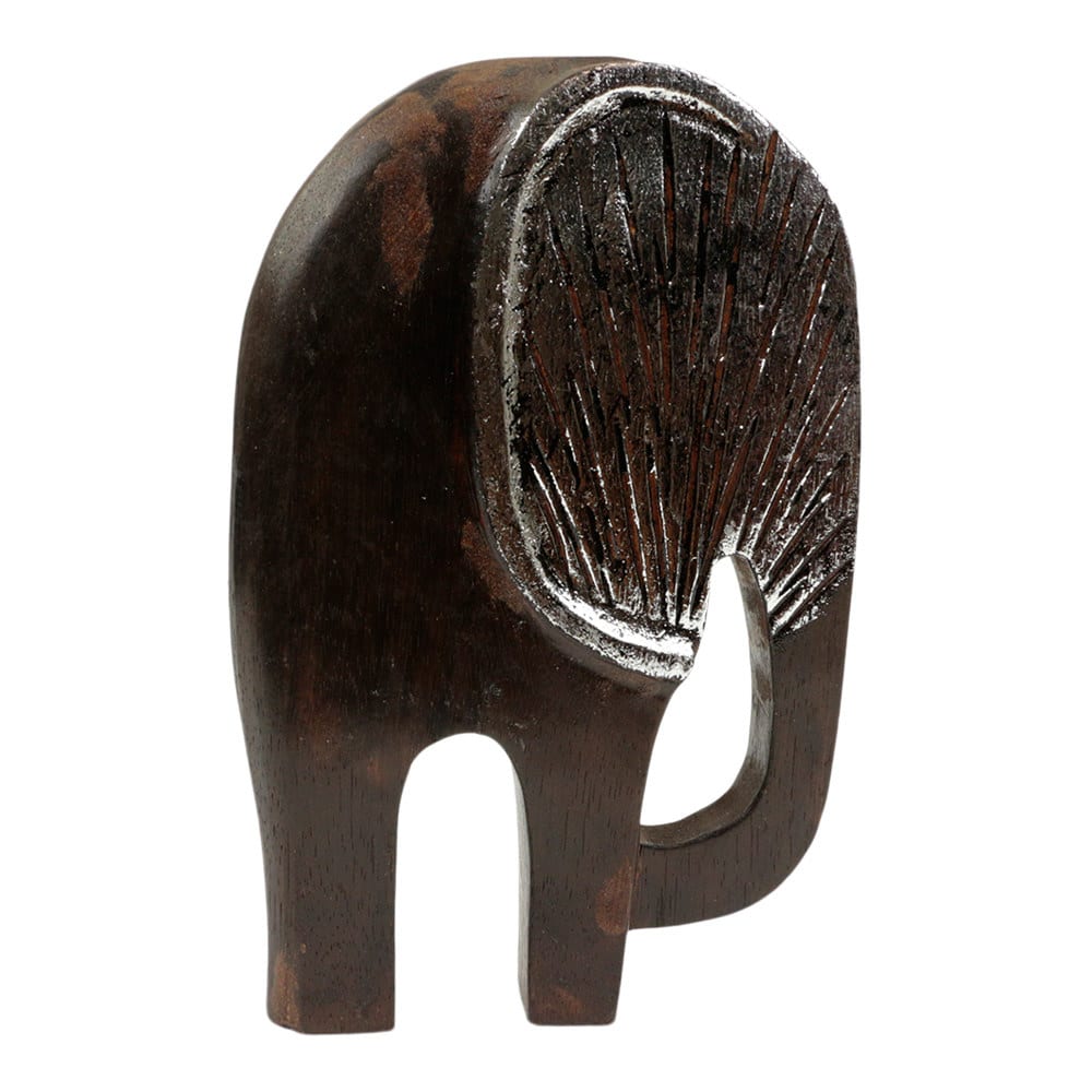 Statue aus Holz Elefant Gajah (32 x 20 cm)