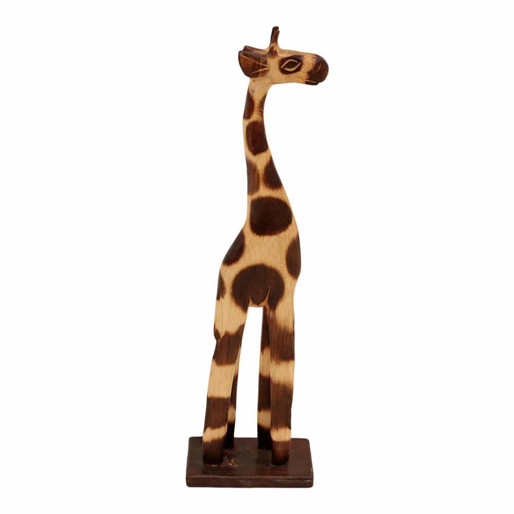 Statue aus Holz Giraffe (41 x 12 x 7 cm)