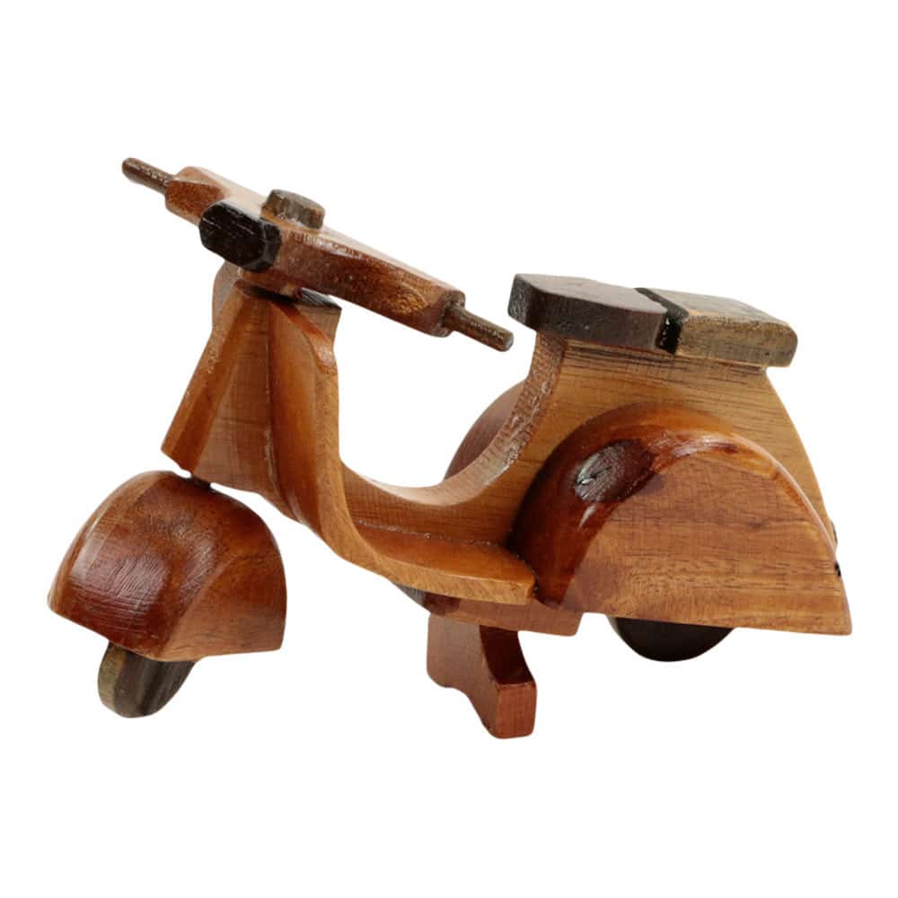 Statue aus Holz Motorroller Vespa (15 x 10 cm) unter Home & Living - Dekoration & Atmosph?re