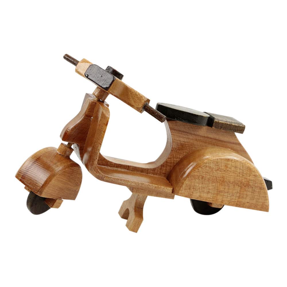 Statue aus Holz Motorroller Vespa (22 x 14 cm) unter Home & Living - Dekoration & Atmosph?re - Vasen & Schalen