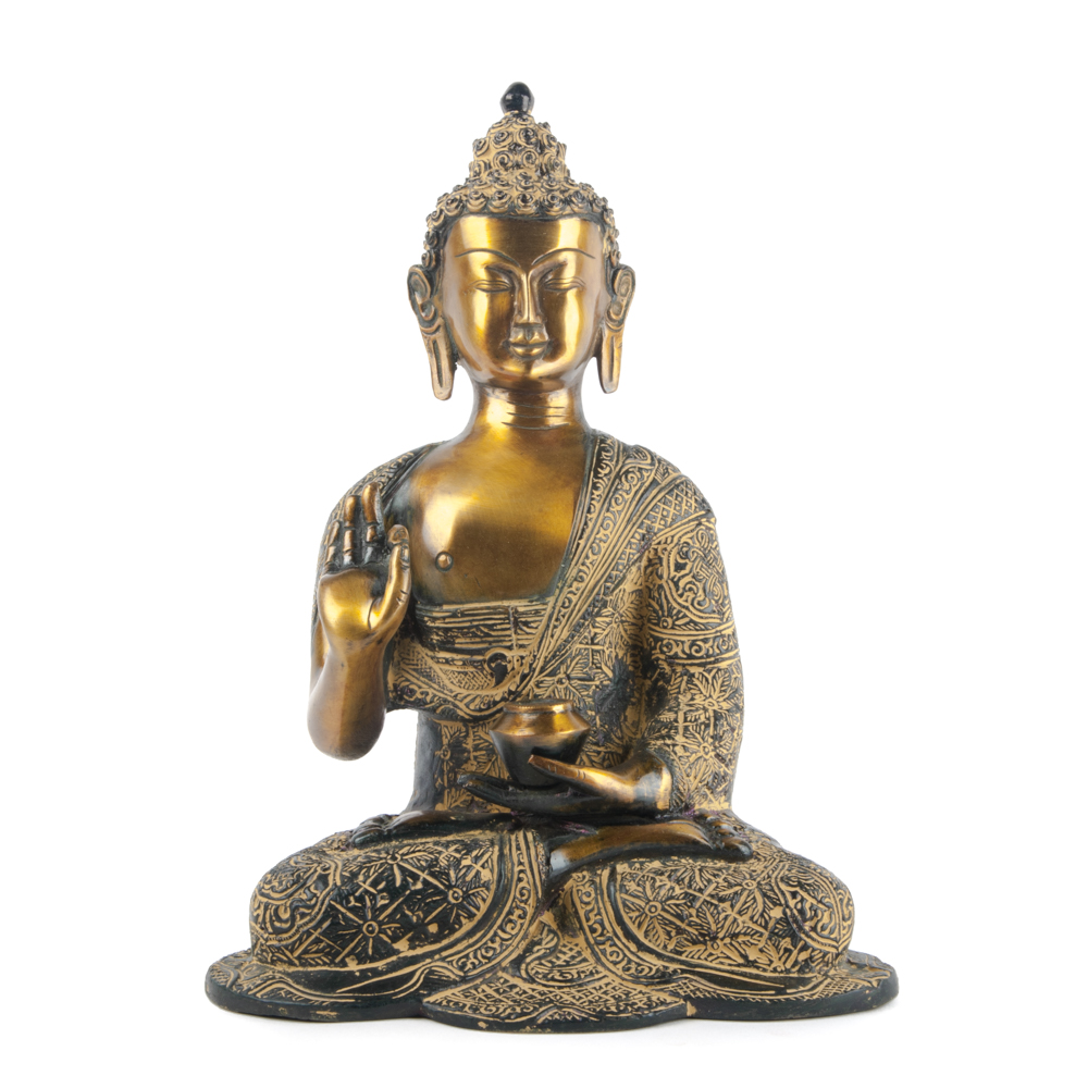 Statue des sitzenden Buddha (Modell 2) unter Home & Living - Spirituelle Figuren - Buddha Figuren