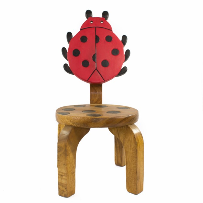 Stuhl aus Akazienholz Marienk-fer