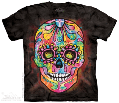 T-Shirt Mountain Artwear Day of the Dead (Gr-e L)