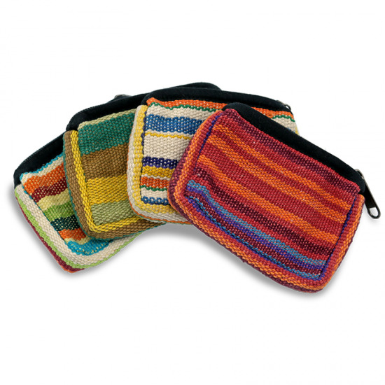 Taschen Baumwolle Sortiment mit Rei-verschlu- Assorti (verschiedene Farben)