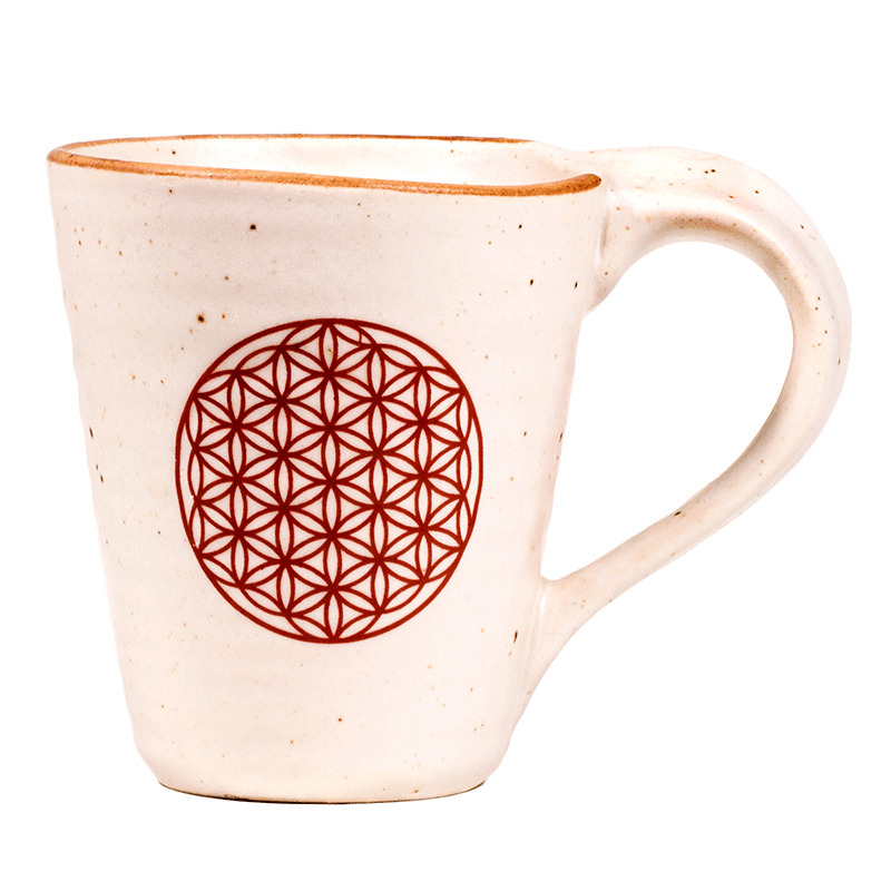 Tee- und Kaffeetasse Blume des Lebens