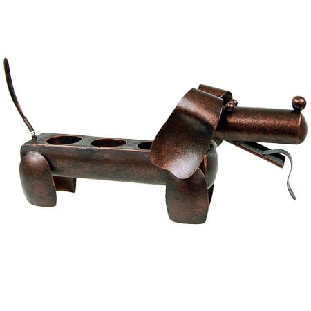 Teelichthalter aus Metall Hund Braun (36 x 17 x 13 cm) unter Home & Living - Dekoration & Atmosph?re