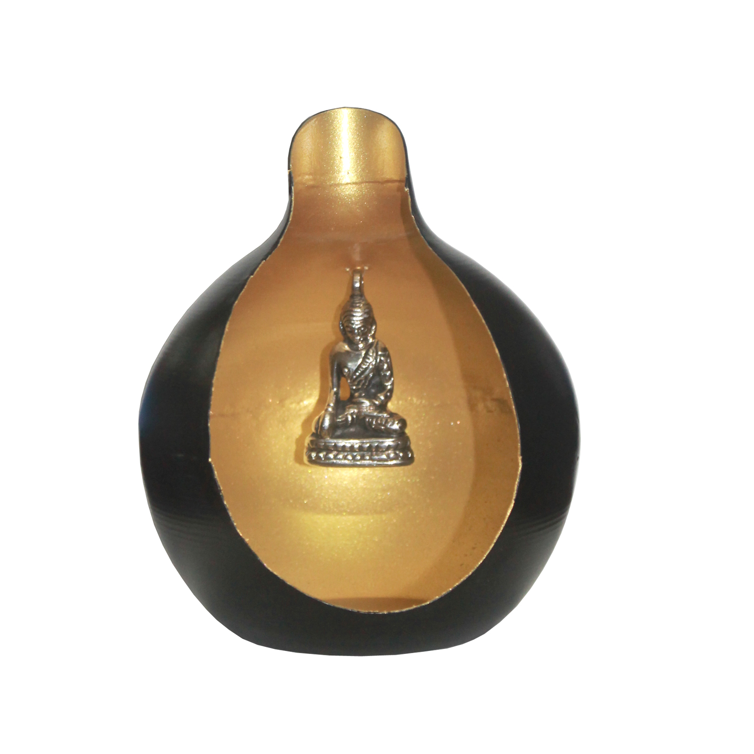 Teelichthalter Tropfenform - Buddha