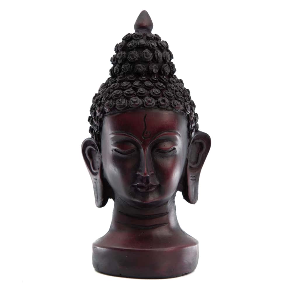 Thail-ndische Buddha-Kopf-Statue (15 cm)