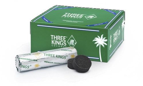 Three King Cocos Holzkohle (33 mm) unter Weihrauch - Smudge - Smudge Zubeh?r