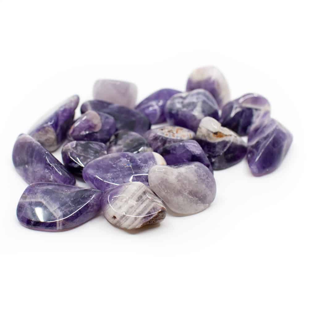 Trommelsteine Amethyst (20 bis 40 mm) - 200 Gramm