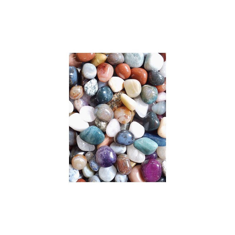 Trommelsteine Brasilien Mix XL (40-60 mm) - 200 Gramm unter Edelsteine & Mineralien - Edelstein Arten - Getrommelte Edelsteine - Edelsteine & Mineralien - Edelstein-Sets - Edelsteine sammeln