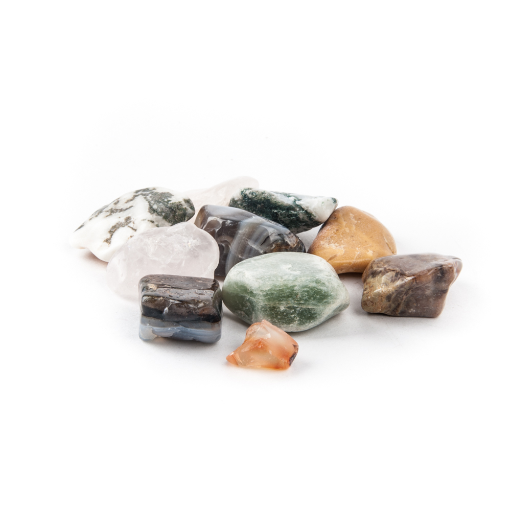 Trommelsteine S-dafrika-Mix (20-40 mm) - 100 Gramm unter Edelsteine & Mineralien - Edelstein Arten - Getrommelte Edelsteine - Edelsteine & Mineralien - Edelstein-Sets - Edelsteine sammeln
