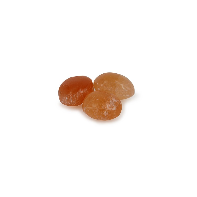 Trommelsteine Selenit orange (100 Gramm - 20-40 mm)
