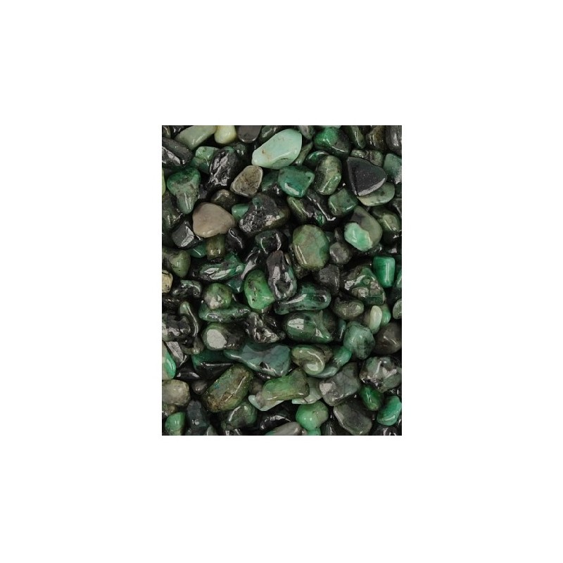 Trommelsteine Smaragd (5-10 mm)