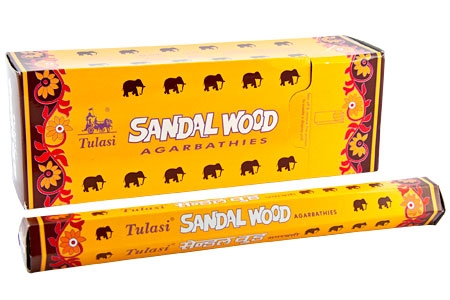 Tulasi R-ucherst-bchen Sandelholz (6 Packungen - 15 Gramm)