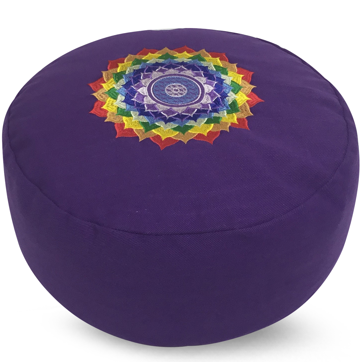 Violettes Meditationskissen Chakra Lotus