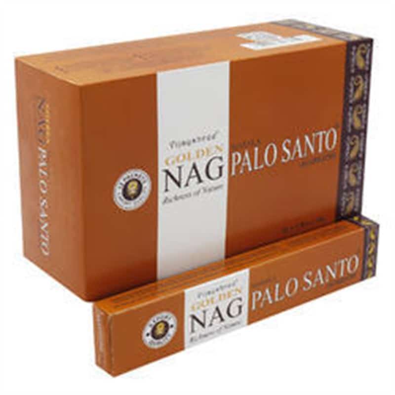 Weihrauch Golden Nag Palo Santo (12 Packungen - 15 Gramm)