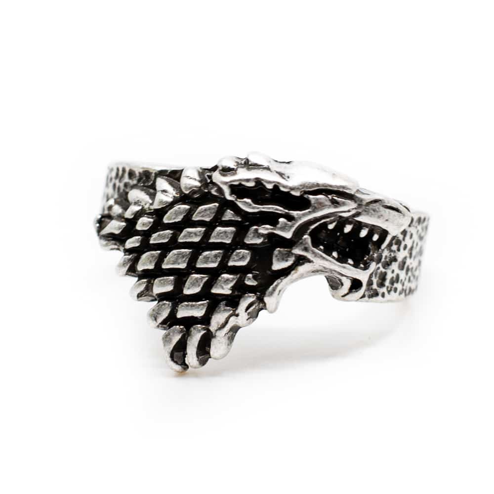 Wikinger-Ring Wolf silber unter Schmuck - Wikingerschmuck