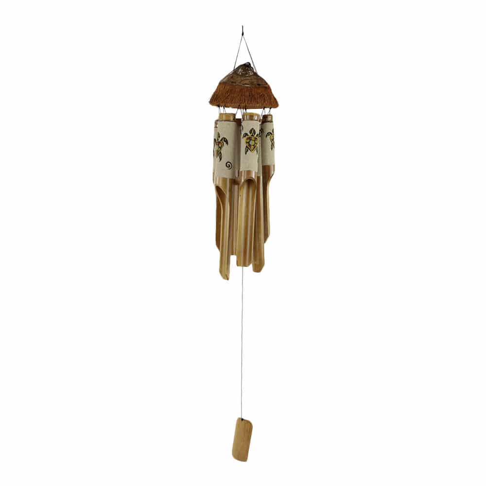 Windspiel Bambus Kokosnuss mit Schildkr-ten (108 x 19 x 17 cm) unter Home & Living - Dekoration & Atmosph?re