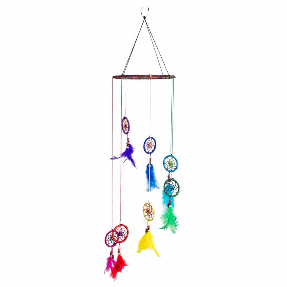 Windspiel mit 7 Chakra-Traumf-ngern