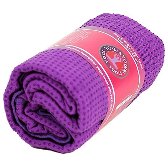 Yoga-Handtuch PVC rutschfest violett unter Yoga - Yoga Handt?cher