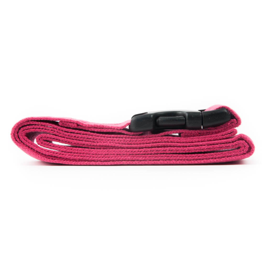 Yogagurt aus Baumwolle mit Cinch Schnalle (fuchsia-rosa)