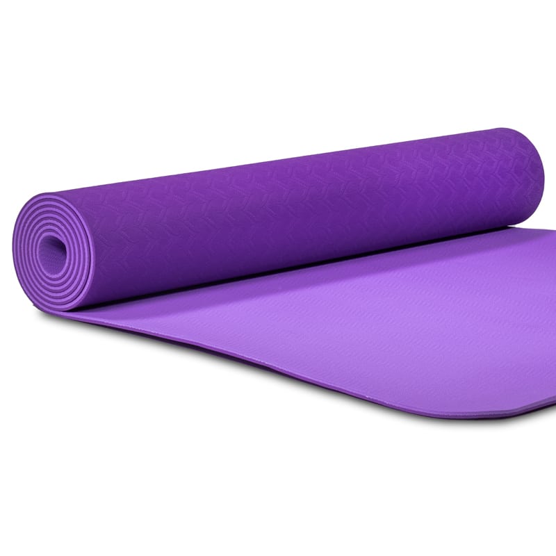 Yogi und Yogini Premium TPE Yogamat Violett - 183 x 61 x 0-5 cm (950 gram)