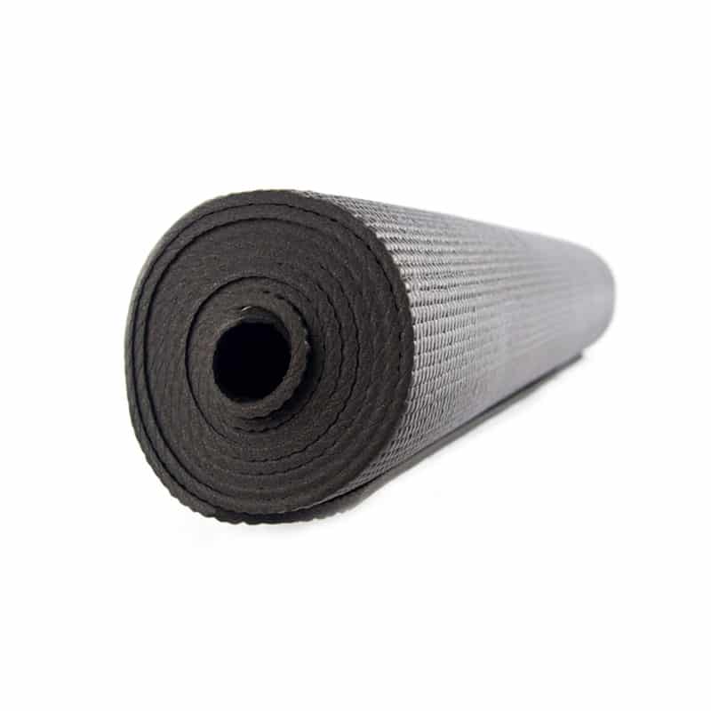Yogi und Yogini PVC Yogamatte schwarz (185 x 63 x 0-5 cm)