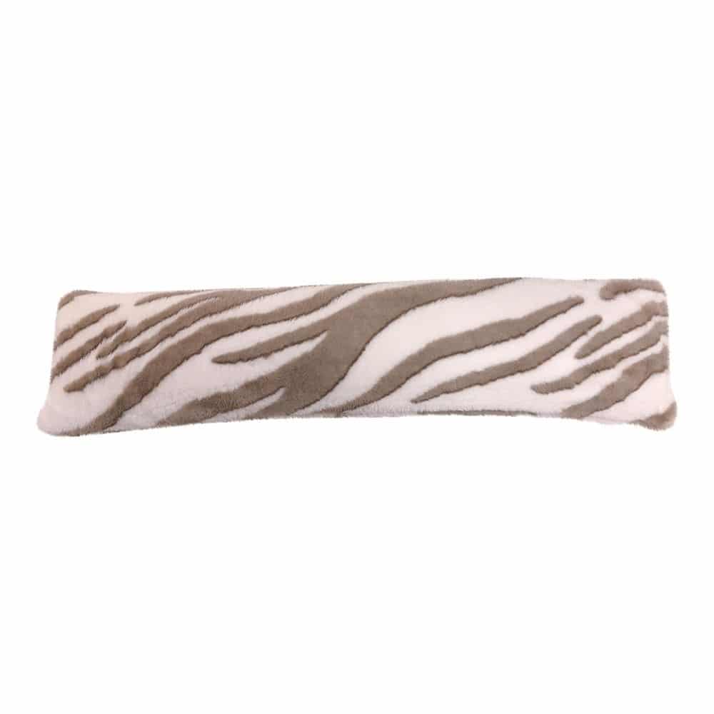 Zugluftstopper Pelzimit-t Zebra (90 x 20 cm) unter Textilien - Kissen